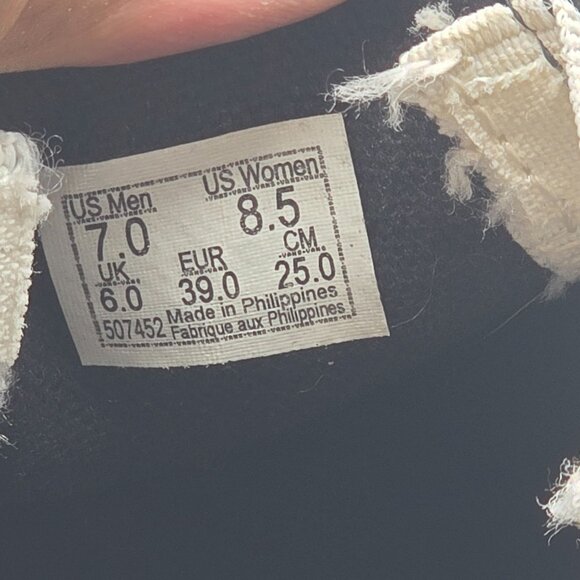 Vans Classic Slip On Embossed Womens Size 8.5 Black Casual Shoes Comfortable - Picture 6 of 13